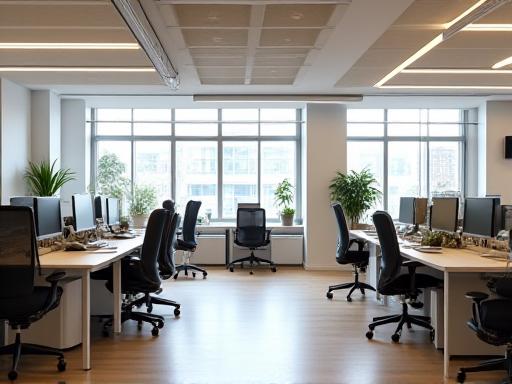 Modern office interior after renovation